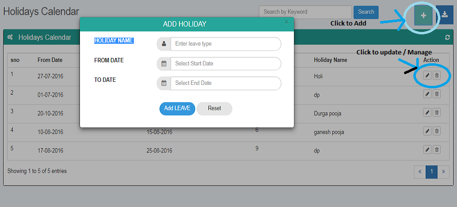 What Is Holiday Calendar 